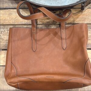 Tecovas Brown Leather Tote